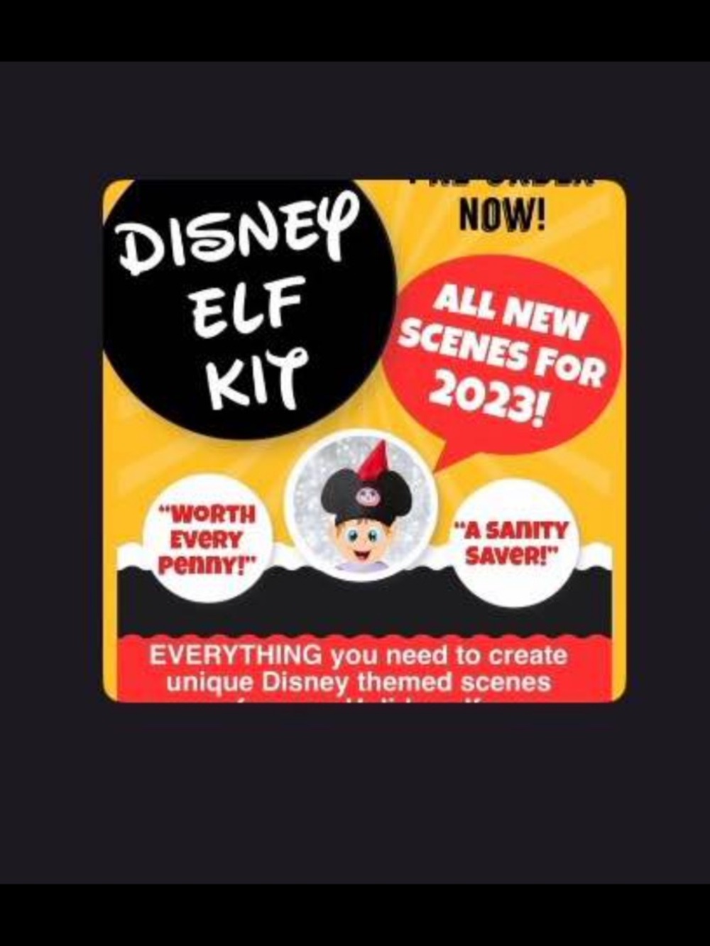 Disney Elf Kit -22 days